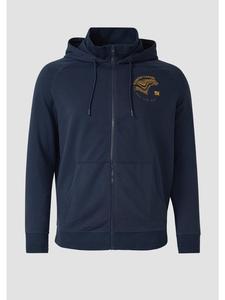 s.Oliver Толстовка-куртка 58D1_темно-синего цвета