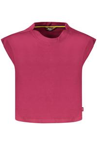 Футболка детская K-Way без рукавов с логотипом, фиолетовый