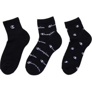 Унисекс Носки Champion, 3 пары (Черный)