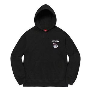 Толстовка snowman hooded sweatshirt 'black white' Supreme, черный