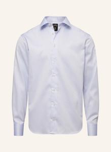 Рубашка tailor fit с длинным рукавом и воротником-кентом van Laack, синий