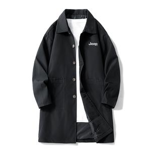Повседневный тренч для улицы Unisex Jeep, pure черный