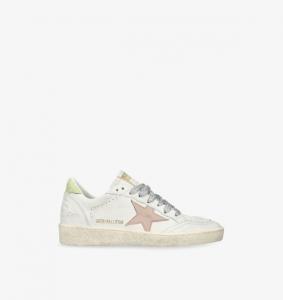 Низкие кожаные кроссовки Ballstar 12164 Golden Goose, мультиколор