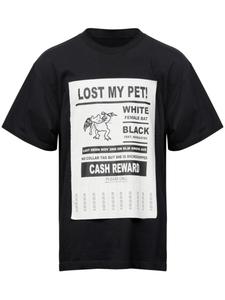 MM6 Maison Margiela футболка Lost My Pet, черный