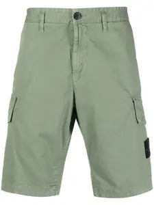 Шорты карго с логотипом Compass Stone Island, зеленый