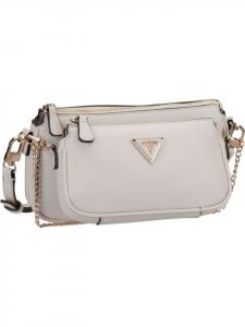 Сумка через плечо Noelle II Double Pouch CB цвета Bone Guess