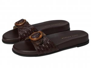 Сандалии Jack Rogers Essex Slide - Embossed Leather, Hot Fudge