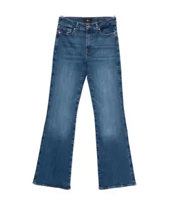 Длинные джинсы-клеш 7 For All Mankind, синий