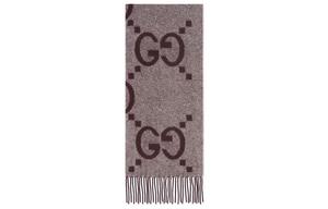 Шарф дамиэ-жаккард GUCCI, Umber