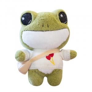 Маленькая лягушка, плюшевая кукла с большими милыми глазками, высота 29 см Barbne