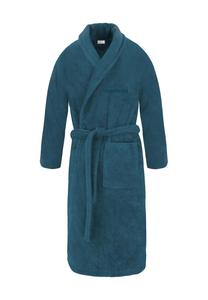 Халат унисекс, хлопок, флис 450 г/м² Normani, морской