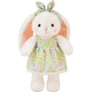 Милые разноцветные плюшевые куклы кролики высота 35см/45см Princess lovers, синий