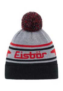 Вязаная шапка "chani os pompon" из смеси мериносовой шерсти и EisbäR, черный