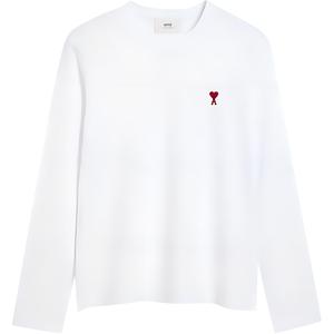 Футболка с длинным рукавом AMIPARIS, белая