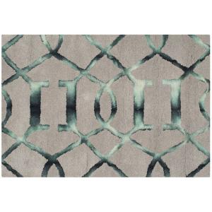 Ковер Santana с геометрическим узором из шерсти, окрашенный методом погружения Safavieh, серый, 61x183 см