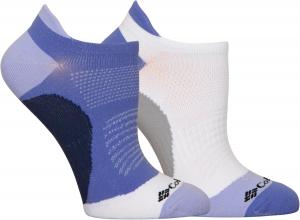 Колумбийские носки Colorblock Brr No-Show Lightweight, 2 пары Columbia, Afrcnviol/White