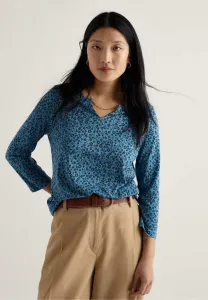 Топ с длинными рукавами 3/4 цвета келло Seasalt Cornwall, Blue - Flax Flower Horizon