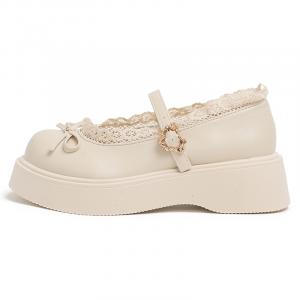 Туфли Platform Mary Jane Shoes Women's Little Red Man, белый