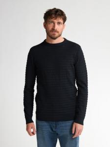 Текстурированный вязаный свитер Thornewood черного цвета Petrol Industries