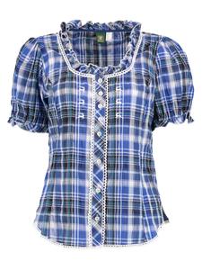 OS-Trachten Традиционная блузка Klosy василькового цвета