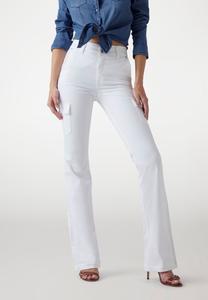 Джинсы Bootcut KORI CARGOHOSE STRETCHSATIN Guess, белый