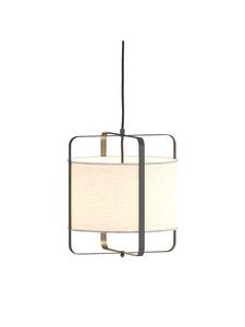 Home24 Подвесной светильник SCOTTO бежево-черного цвета