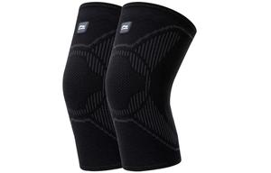 ЛиНинг Наколенники Силиконовые Беговые Унисекс, Серый Четырехсторонний Стрейч