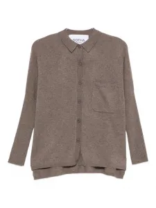 Рубашка с длинными рукавами на пуговицах Gotha, коричневый