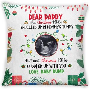 Custom Персонализированная квадратная подушка с фото Option 5