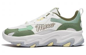 Кроссовки женские Lifestyle с низким верхом, белый/зеленый 361°