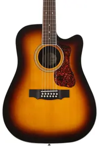Гитара Guild D-2612CE Deluxe 12-струнная акустическая электроакустическая - Античный солнечный взрыв