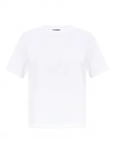 Футболка из хлопка с нашивкой-логотипом EMPORIO ARMANI