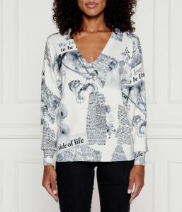 Свитер Regular fit Desigual, белый