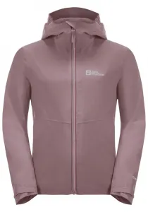 Дождевик Jack Wolfskin "JWP SHELL K", с капюшоном, лиловый