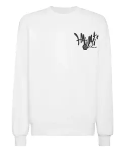 Толстовка ls Гавайи Philipp Plein, белый