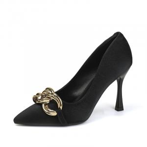 TATAYA Женские туфли на высоком каблуке черные 9 см, цвет Black[9cm]