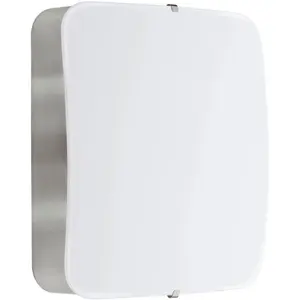 Потолочный светильник EGLO «CUPELLA», 1 лампочка, источник света Светодиодная панель | Светодиод прочно интегрирован, цвет nickelfarben/weiß