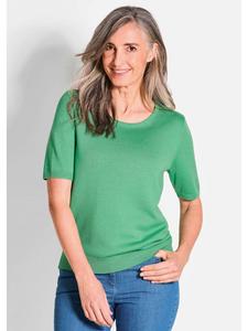 Вязаный свитер GOLDNER, зеленый