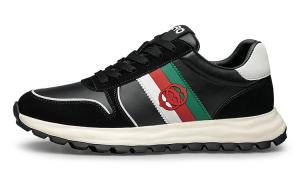 Амортизирующие износостойкие мужские низкие кеды ZRO повседневные черные