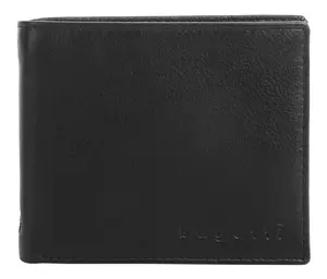 Кошелек bugatti "SEMPRE", натуральная кожа, черный