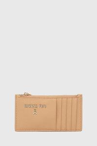 Кожаный кошелек Patrizia Pepe, бежевый