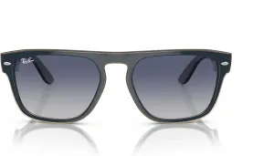 Солнцезащитные очки Ray-Ban RB4407 квадратной формы, Blue/Grey Transparent Light Brown/Grey Gradient Blue