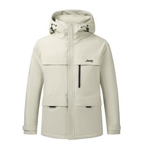 Jeep Мужская пуховая куртка, Ecru