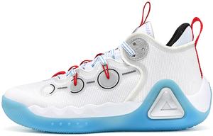 Баскетбольные кроссовки мужские среднего размера белые/синие Peak