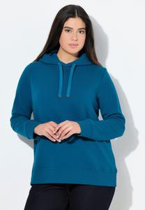 Худи Ulla Popken Hoodie, Blue Green/Teal