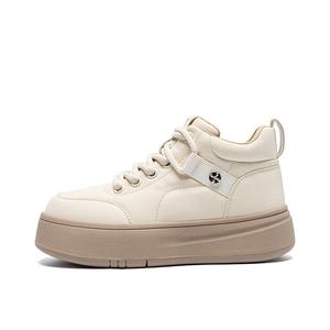 Кеды, скейтборд обувь женская высокая Zhr, черный