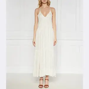 Длинное платье Twin-Set, белый