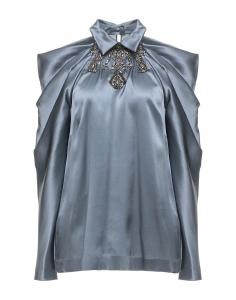 Топ Alberta Ferretti, свинцовый