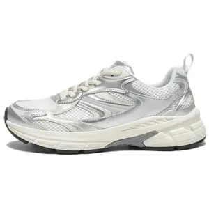 SKAP Серебряный скорпион, винтажные серебристо-серые устойчивые к истиранию массивные низкие кроссовки для женщин, цвет Silver/Gray