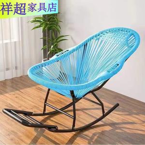 Vinoya Кресло-качалка первого поколения blue, стальной каркас